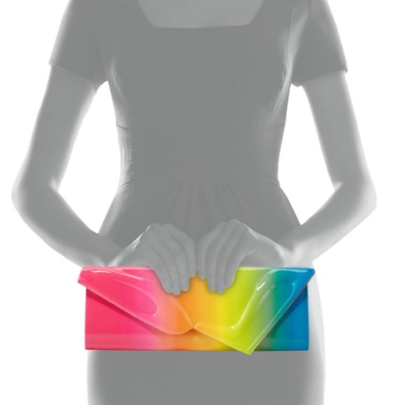 NWT Christian Louboutin So Kate Baguette Clutch - Picture 3 of 8